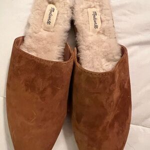 Madewell Tan Suede Women's Slippers